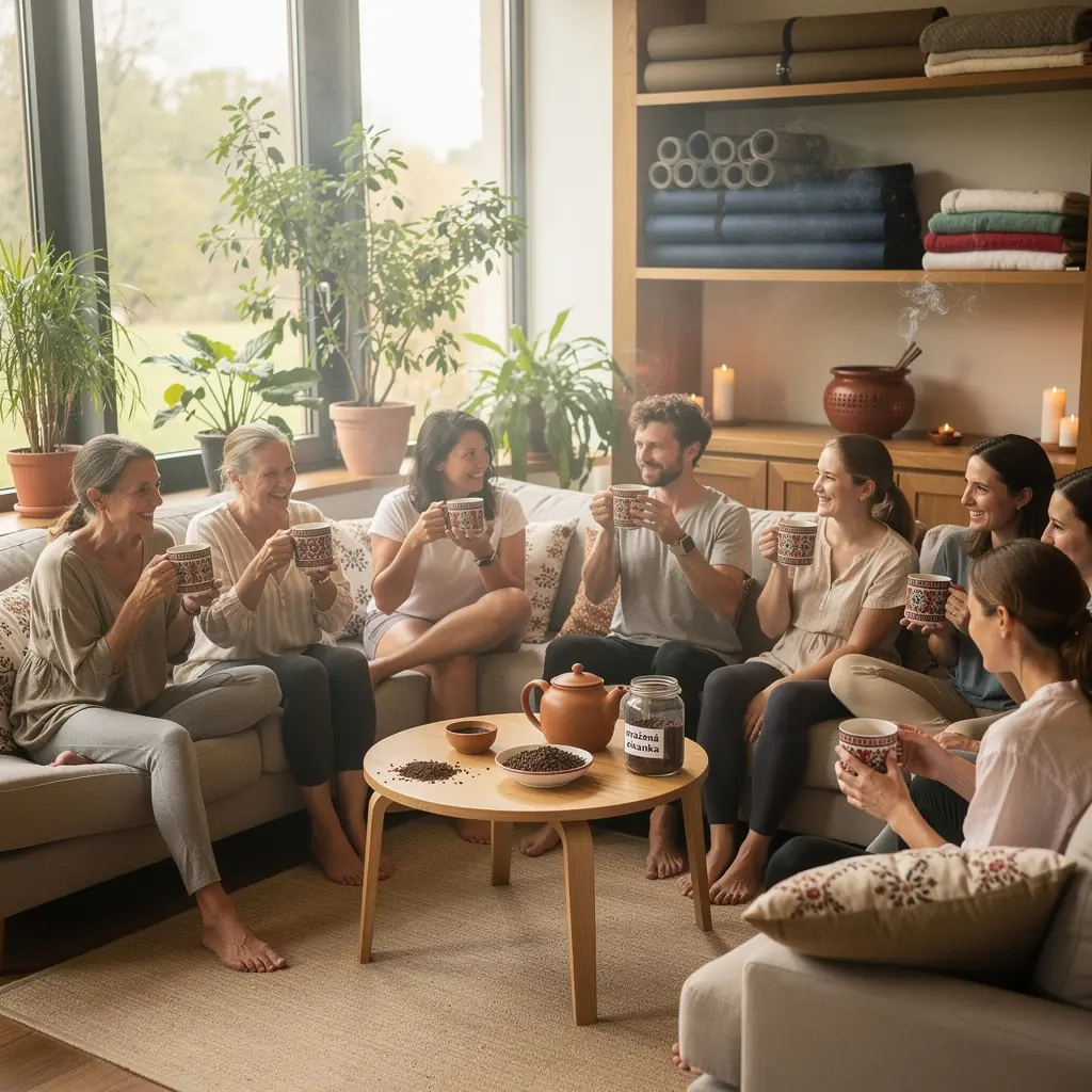 Rúra s pečenou čakankou a voňavými bylinkami.