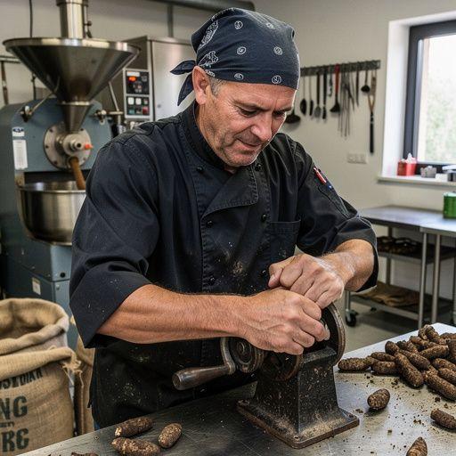 Šálka čakankového čaju s plátkom citróna a medom na bielom tanieri